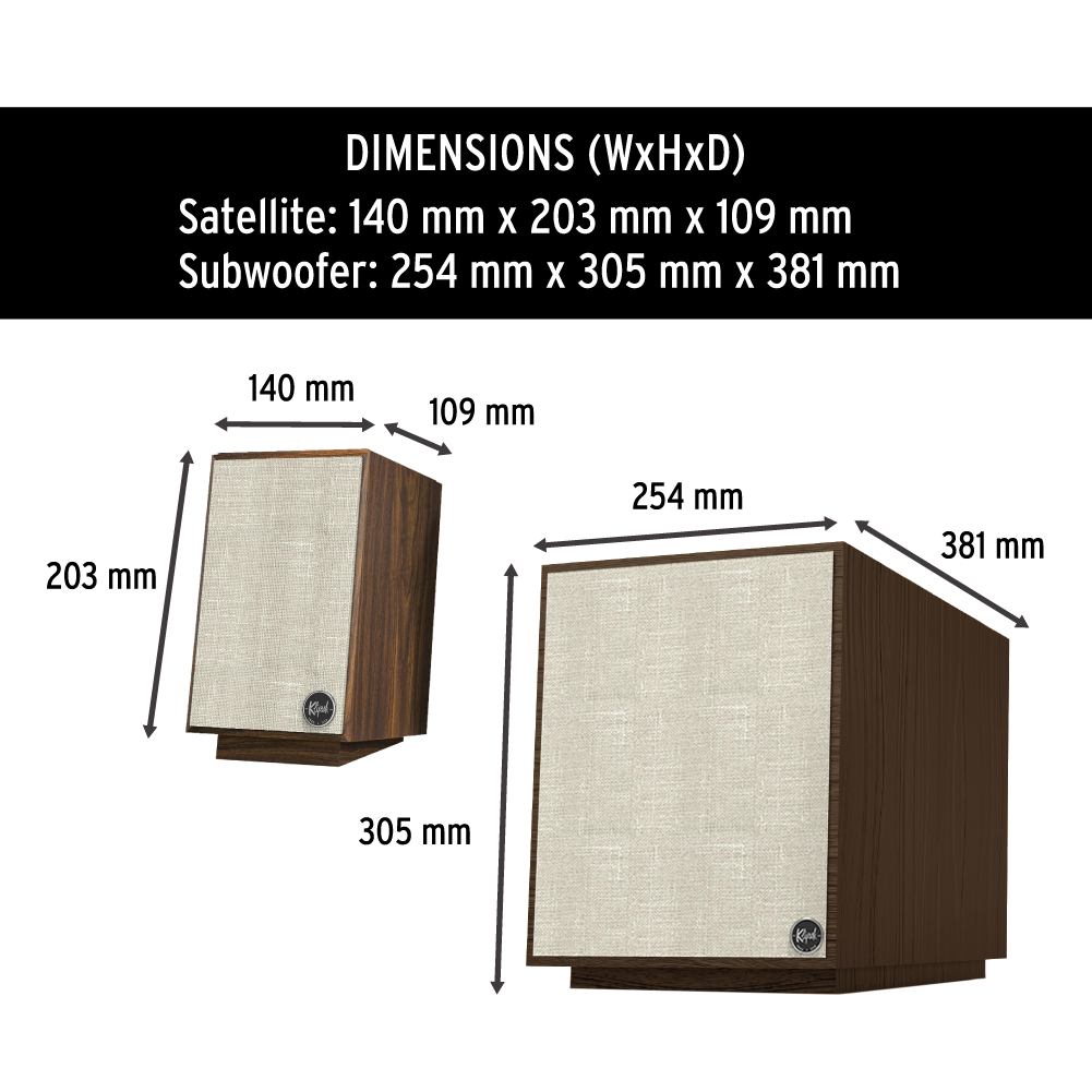 Klipsch ProMedia Heritage 2.1 Multimedia Speaker System